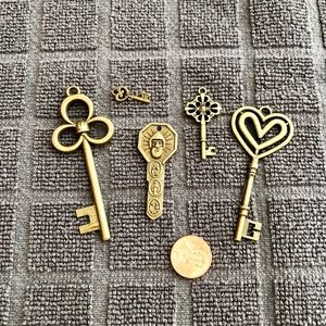Skeleton keys set of five